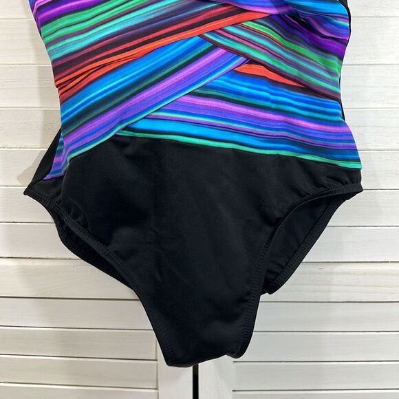 Miraclesuit Size 4 One Piece True Colors Layered Escape NWOT - Picture 7 of 15